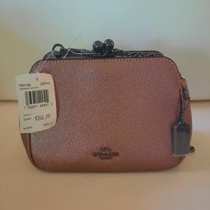 BRAND NEW COACH Metallic small handbag